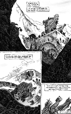 Page from <em>Diaphanoids</em> (Digital release, 2024; Writer: Hagai Palevsky)