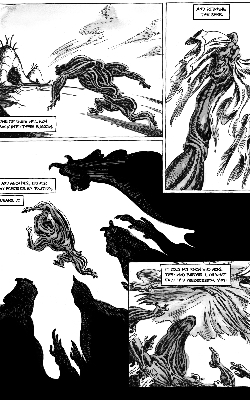 Page from <em>Diaphanoids</em> (Digital release, 2024; Writer: Hagai Palevsky)