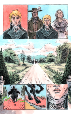Unused graphic novel project, 2021